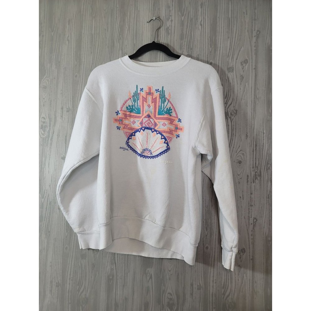 Vintage Puffy‎ Southwestern Arizona Crew Sweatshirt S/M